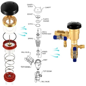Kit de réparation de brise-vide à pression 720A et kit de réparation de capot compatible avec le brise-vide à pression <span class=keywords><strong>Wilkins</strong></span> 1/2 3/4 et 1 pouce - Product Image 4