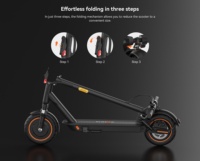 10 pulgadas Street Legal Escooter Frame Material Acero Plástico 250W 25 km/h Adulto APP Smart Scooter Scooters eléctricos para adultos