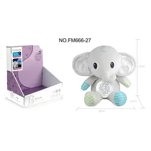 Nuevas llegadas Baby Sleep Pacify Doll Toy Proyección estrellada Niños Durmiendo Peluches Animales Juguete Electrónico Peluche