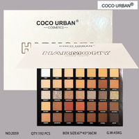Nouvelle palette de fards à paupières 35 couleurs, finitions mates et scintillantes, tons orange et noir européens et américains, maquillage de scène vibrant