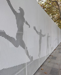 Tamaño personalizado 304/316L SS Placa de malla Agujero Hojas de metal perforadas Tamaño personalizado SS Placa de malla Agujero/perforado - Product Image 6