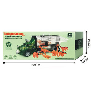 Camion de transport de dinosaures Triceratops pour animaux sauvages, modèle de dinosaure, jouet pour enfants garçons et filles - Product Image 4