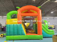 Château gonflable géant avec souffleur, en PVC, capacité 500 kg, certifié CE