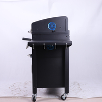Acier Coupe-Vent Barbecue Rectangle Simple Hauteur Réglable Rotatif Tournant Bbq Grill Écran Rack