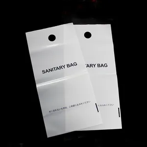 Bolsas sanitarias perfumadas personalizadas desechables bolsa de toallas sanitarias de hotel de viaje biodegradable