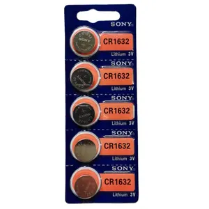 Hot sale cr1632 cr1620 cr1616 cr1220 cr2450 cr2430 Button Battery 3V Lithium battery for sony