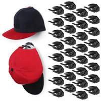 Porte-chapeau mural minimaliste pour casquettes de baseball Cintres de chapeau de porte de placard à un étage Crochets de casquette d'organisateur