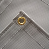 Bâche en polyester laminé imprimé 100 % occultant, imperméable et anti-bruit pour tentes et publicité industrielle