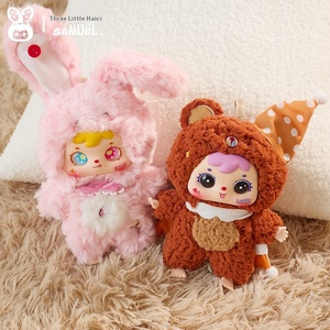 Figura coleccionable tres lindas muñecas congeladas juego creativo figurita regalo caja ciega de peluche con sueño entre sueños diseño estilo femenino de moda - Product Image 5