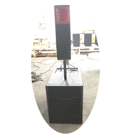 Altavoces recargables de larga distancia, sistema de sonido profesional, columna de 6,5 pulgadas