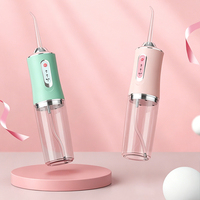 Hydropulseur Doux pour Dents et Gencives Sensibles, Jet Doux, 3 Niveaux de Pression, Irrigateur Buccal Portable, Sans Fil, Rechargeable