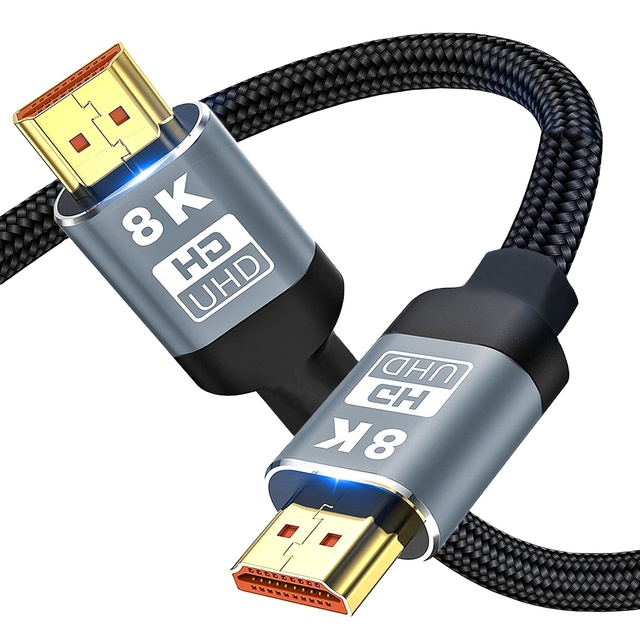 Wholesale Oem Odm hdmi 2.1 Cable 8k ultra hd High Speed Grey HDMI Cable 4k 8k 60hz HDMI Cable 4k 8k