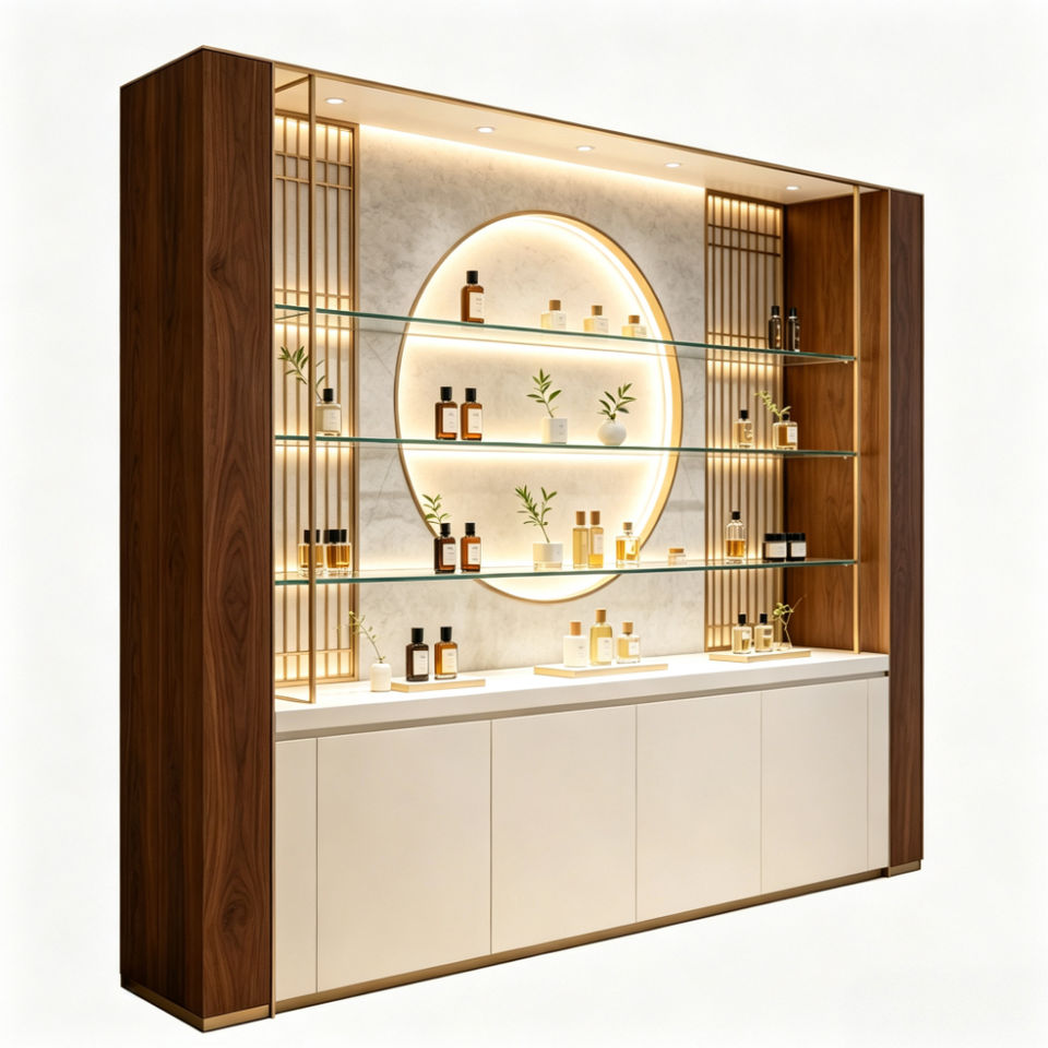 Affordable Luxury Cosmetics Display Cabinets, Modern Perfume Cabinets ...