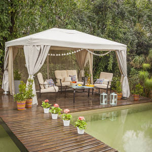 आधुनिक निविड़ अंधकार शेड कवर बालकनी बिजली अनुकूलित Bioclimatic Pergolas कीमत डेरा डाले हुए आउटडोर उद्यान मंडप - Product Image 3