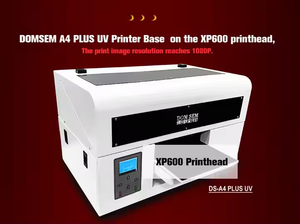 Petite <span class=keywords><strong>imprimante</strong></span> jet d'encre UV A4 DS-A4 PLUS XP600 pour étiquettes cristallines, coques de téléphone portable, bouteilles de vin en acrylique, plaques nominatives, plaques métalliques et plastiques - Product Image 5