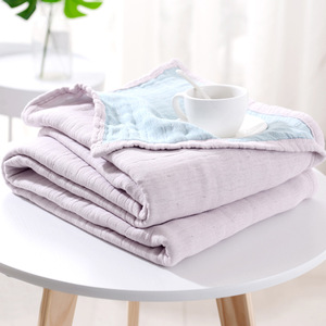 100% semplice cotone 4 strati ispessito <span class=keywords><strong>velo</strong></span> morbido primavera/estate condizionatore d'aria coperta asciugamano - Product Image 3