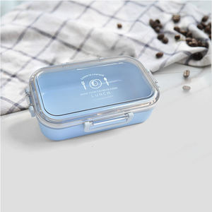 สิ่งจำเป็นในชีวิตประจำวันพิมพ์พลาสติกกล่องอาหารกลางวันนักเรียนสาวกล่องอาหารกลางวัน4ปุ่มเกาหลีกล่องเบนโตะ - Product Image 5