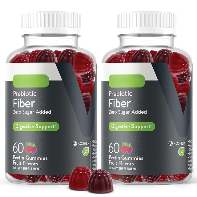 Prebiotic Fiber Gummies Gut Health & Digestive Supplement Gummies for Adults