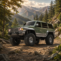 Nouvelle arrivée : Voiture de course RC 4x4 à l'échelle 1/10, construction métallique 3 canaux avec application de contrôle intelligent