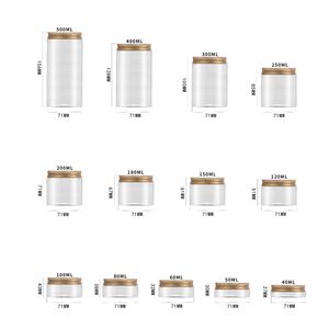 Bocaux alimentaires 150G à large ouverture, ronds, hermétiques, emballage général - Product Image 3