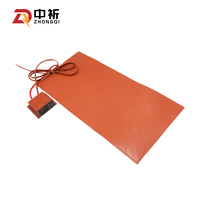 Manta Calefactora Eléctrica Industrial de Silicona Flexible para Tambor de 55 Galones, 220V