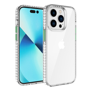 Cho <span class=keywords><strong>iPhone</strong></span> 16 rõ ràng trường hợp trường hợp điện thoại tùy chỉnh pha lê PC TPU Bìa điện thoại trong suốt trường hợp rõ ràng cho <span class=keywords><strong>Iphone</strong></span> 14 15 16 Pro Max - Product Image 5