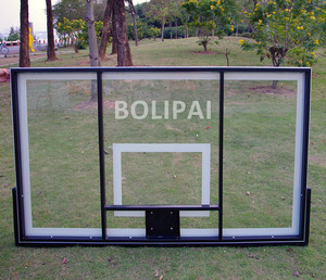Tabuleiro de Basquete de Vidro Temperado Personalizado FIBA Profissional de 12mm - Marca Bolipai, Ideal para Uso Escolar/Interno/Externo, Durável e Fácil de Usar - Product Image 5