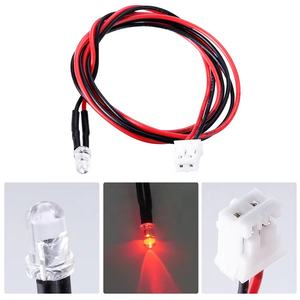 ปลั๊<span class=keywords><strong>ก</strong></span> PH2.0 2 ชิ้น ขนาด 3 มม. สำหรับหลอดไฟ LED พลาสติ<span class=keywords><strong>ก</strong></span> Tamiya 1/14 รถบรรทุก RC รถพ่วง รถบรรทุกขนส่งสินค้า อะไหล่รถยนต์ - Product Image 3