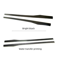 Becquet latéral en fibre de carbone style PSM pour Mercedes-Benz W205 C63 AMG, kit carrosserie