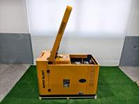 Générateur diesel silencieux haute efficacité 5 kW 6 kVA, monocylindre, refroidi par eau, portable, réservoir de carburant de 25 L, ATS DC
