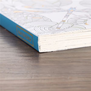 完整的定制黑色墨水素描本，用于绘制成人着色书，设计简单，个性化着色书 - Product Image 5