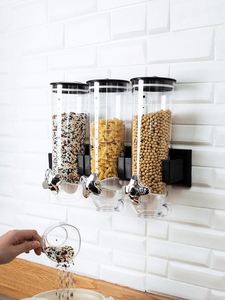 Distributeur de céréales à trois compartiments pour céréales entières, produits secs et fruits secs – Équipement de cuisine - Product Image 6