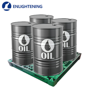 1200*1200*160mm Industrial Strong Hdpe Large Euro Vented Double Side 4 Drum Oil Plastic Pallet For Warehouse Racking