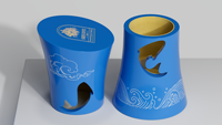 Boîte cadeau en cuir PU pour parfum avec un nouveau style de boîte cadeau en PU pour l'emballage de parfum