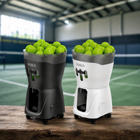 Machine à balles de tennis portable et durable, grande capacité, robot d'entraînement de padel, batterie lithium externe, machine de service avancée
