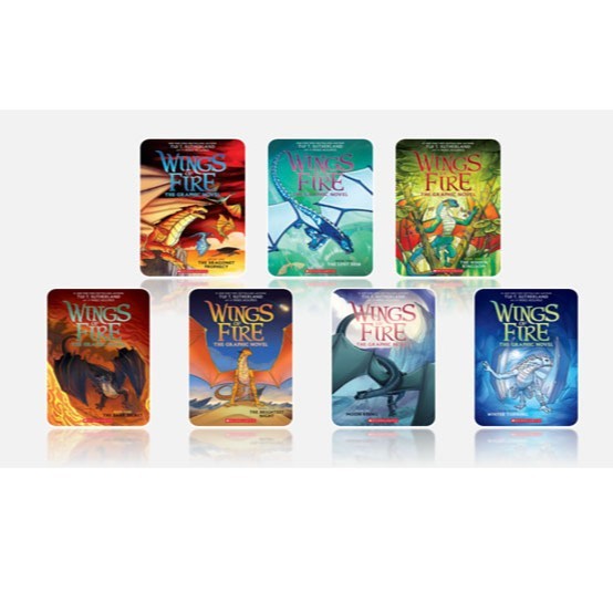 Firewing dragon comic-7 volumes-color-coated paper