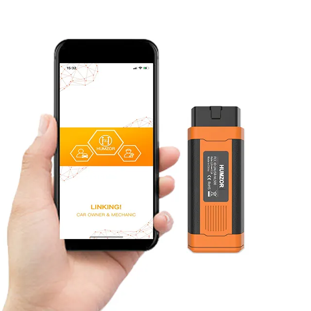 Humzor NEXZSCAN NL500 versión completa OBD2 herramienta de diagnóstico de coche obtener OBD2 Cable de extensión actualización gratuita Actualización de por vida de NL400 NL300