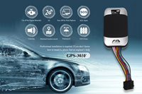 Pelacak GPS Mobil 303 Anti-Pencurian Manajemen Armada Alarm Pintu ACC GSM/GPRS Kartu SD dengan Pelacakan Platform Aplikasi