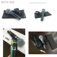 Beta58 Beta 58A Beta58-SL mikrofon kabel genggam vokal dinamis harga murah grosir dengan kabel 3 atau 5 meter