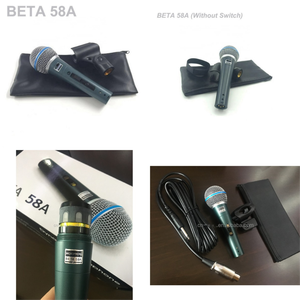 Precio barato al por mayor Beta58 <span class=keywords><strong>Beta</strong></span> 58A Micrófono de mano dinámico con cable de 3 o 5 metros - Product Image 6
