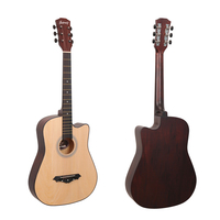 China String Instrument Manufacture Acoustic Guitars Cheap 6 String 38 Inch Student Guitar Acoustic Guitar for Beginner