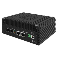 Mini PC Compacto de 2GB LAN N100 Quad Core 2x 10G SFP+ ROS PfSense OpenWRT, Router con Software de Firewall, en Stock