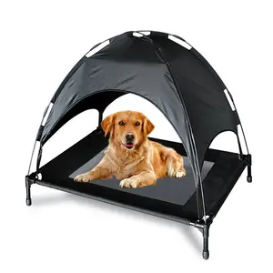 Tempat tidur anjing peliharaan, tenda kanopi untuk anjing dan anjing yang dapat dilepas dengan kanopi luar ruangan penjualan terbaik 2024