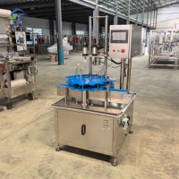 Machine de capsulage et de scellage automatique pour bouteilles de vin avec bouchons en T, entièrement automatique