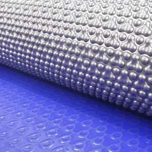 ผ้าคลุมสระว่ายน้ำทรงสี่เหลี่ยม วงรี รูปไข่ ทำจากพลาสติก PE LDPE ฟิล์มฟองอากาศ หนา 400 ไมครอน ป้องกันรังสียูวี ช่วยรักษาอุณหภูมิ สำหรับ<span class=keywords><strong>สระ</strong></span>ว่ายน้ำกลางแจ้ง - Product Image 2