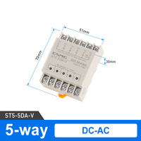Module d'amplificateur PLC à canal ENMG ST5-5DA-V, module de relais à semi-conducteurs isolé optiquement, commande CC 24V