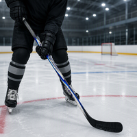 Ventes chaudes, dernier modèle de bâtons de hockey sur glace en fibre de carbone |   Utilisation pour l'entraînement en tournoi |   Lames P28/P29 de haute qualité aux couleurs personnalisées