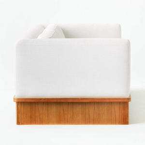 Sofá de Madera Maciza de Estilo Japonés, Como se Conoce, con Tapicería Lavable y Removible, Sofá de Pie para Sala de Estar - Product Image 4