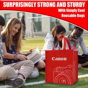 Hot Sale Custom Logo Size Printed Eco Friendly Recyclable Reusable Plain Grocery Portable Shopping Bag <strong>Bolsa</strong> De Compras - Product Image 3