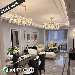 Lampadario <span class=keywords><strong>a</strong></span> <span class=keywords><strong>Sospensione</strong></span> LED in Cristallo Moderno e Lussuoso, Illuminazione <span class=keywords><strong>per</strong></span> Soggiorno e Sala <span class=keywords><strong>da</strong></span> Pranzo, Lampada Decorativa in Metallo <span class=keywords><strong>per</strong></span> <span class=keywords><strong>Camera</strong></span> <span class=keywords><strong>da</strong></span> <span class=keywords><strong>Letto</strong></span> - Product Image 3